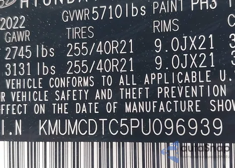 2023 Genesis Gv70 3.5T Awd Sport from USA, damaged, VIN KMUMCDTC5PU096939